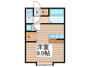 フォーレストⅢの物件間取画像